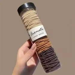 High Ponytail Elastic Rubber Band Hair Tie (100 Pcs)